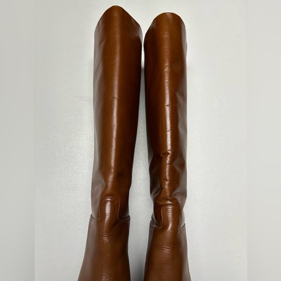 Tory Burch Tall Devon Boot in Carmelite Brown Size 6 1/2 EUC - Picture 3 of 16